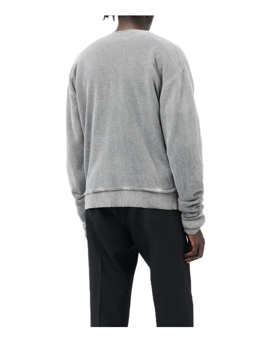 Our Legacy Cardigan Spray Dye Cherub Our Legacy | M4253PGREY SPRAY DYE CHERUB WOOL